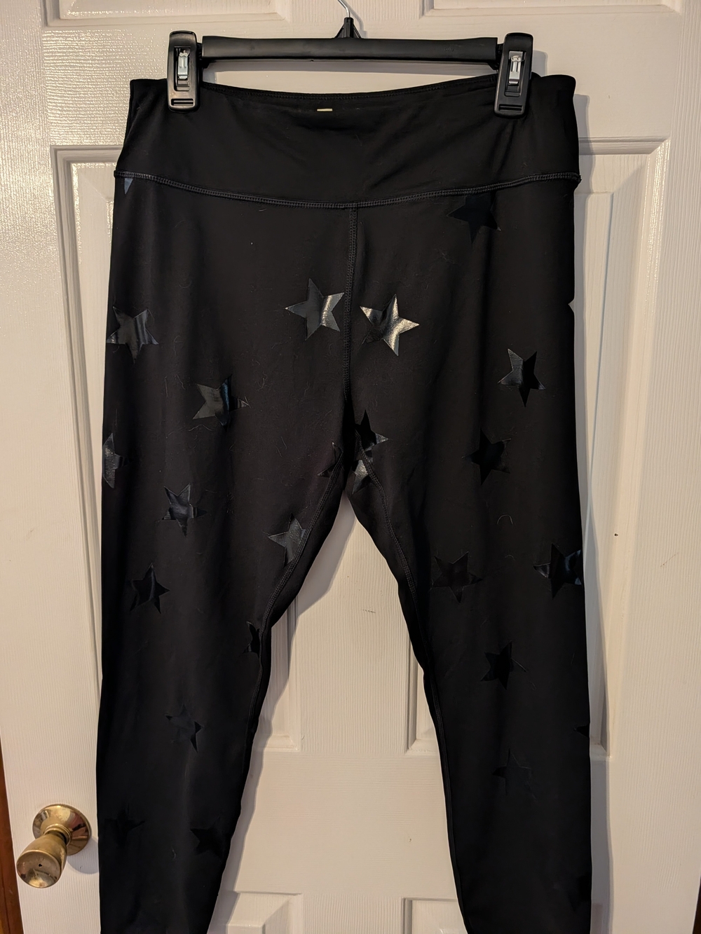 Xersion Black Star-Accent Girls' Leggings